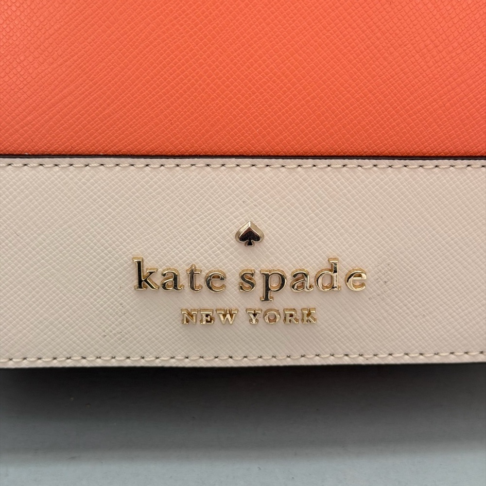 Kate Spade Orange and Cream Crossbody Bag - Picture 2 of 12